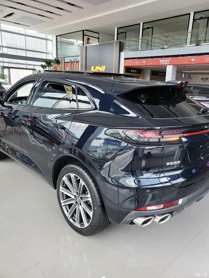 长安uni-k黑色实车鉴赏,给你绅士的感觉#unik