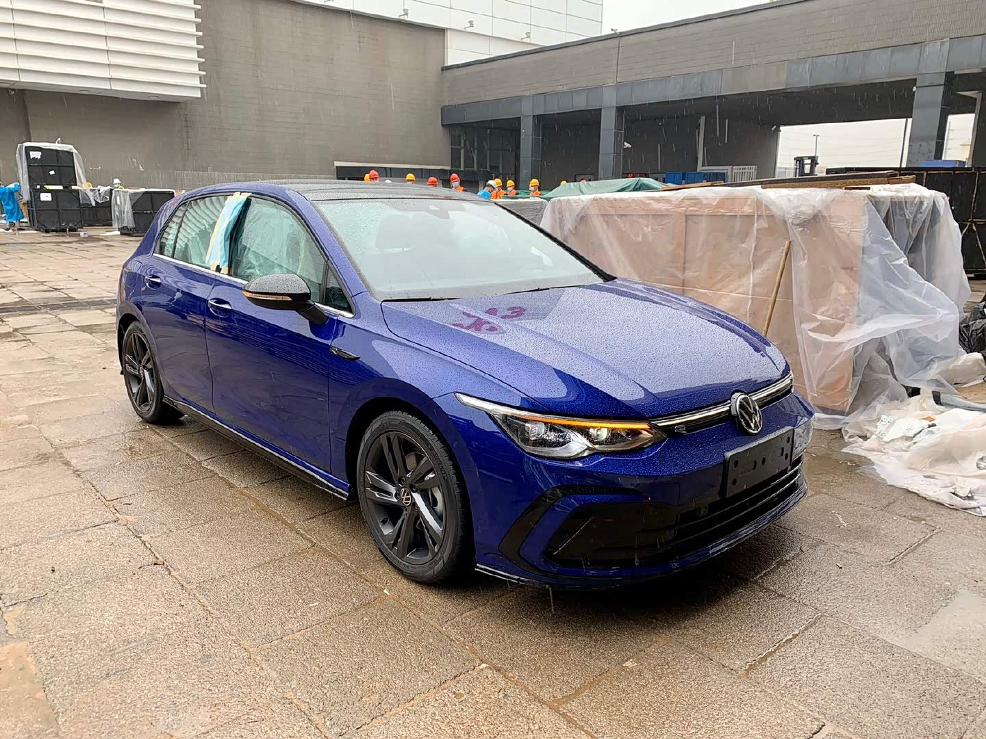2020北京车展# 全新#大众高尔夫#蓝色实车真好看.