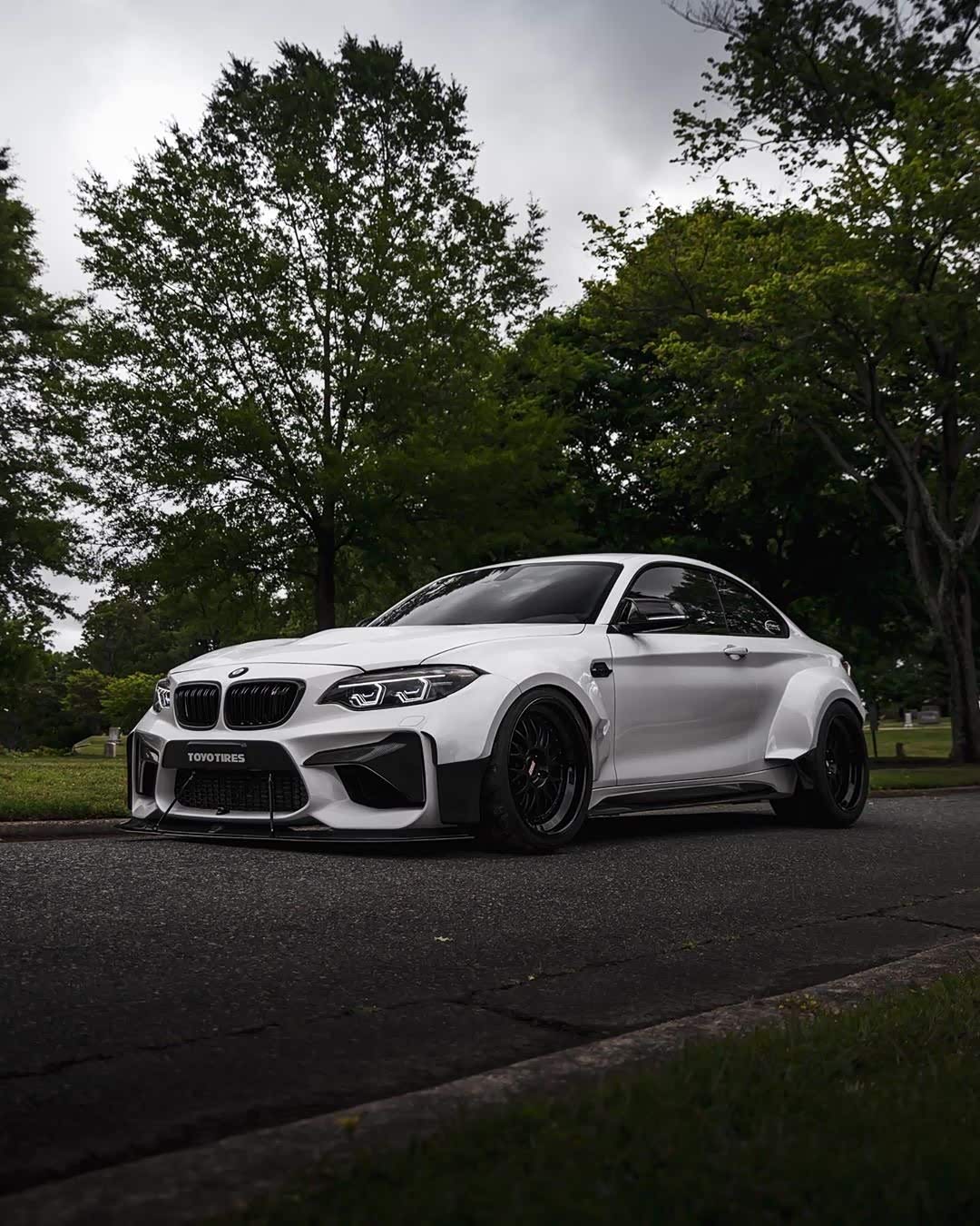 宝马m2双门轿跑车果然帅气.