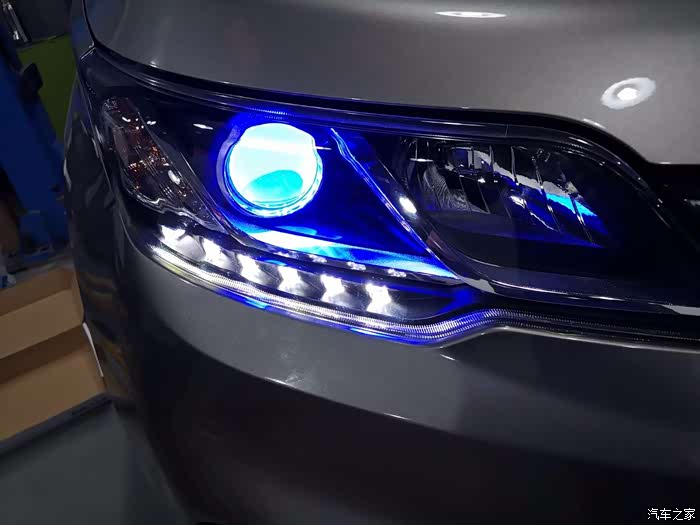 东南dx3车灯升级透镜氙气大灯恶魔眼