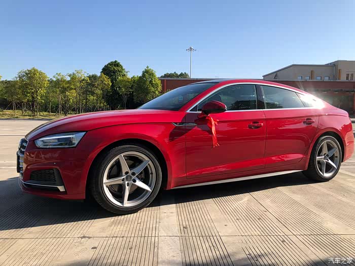 【图】广西南宁:a5探戈红,提车报到_奥迪a5论坛_汽车之家论坛