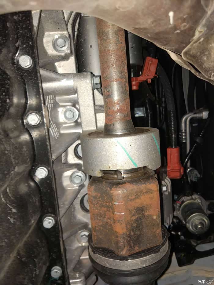 【图】18款cs75变速箱漏油,传动半轴生锈严重(后续处理更新)_长安cs75