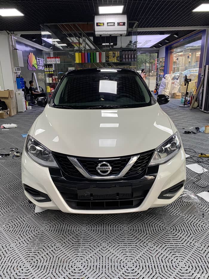 我的21款骐达小改双色车身