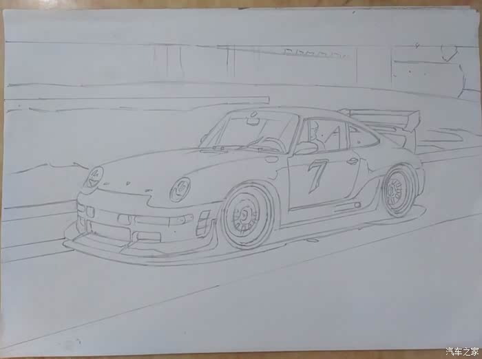 【花young玩汽绘】保时捷911老破鞋一辆