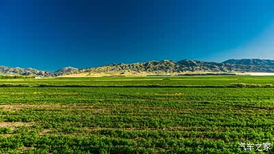 出门就看到绿色原野