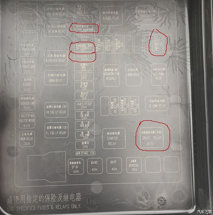 长安悦翔v3保险丝盒图图片