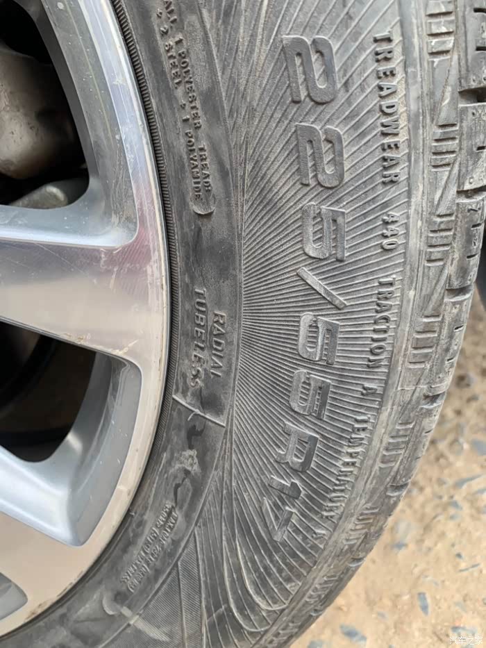 求购22555r17的固特异轮胎一条