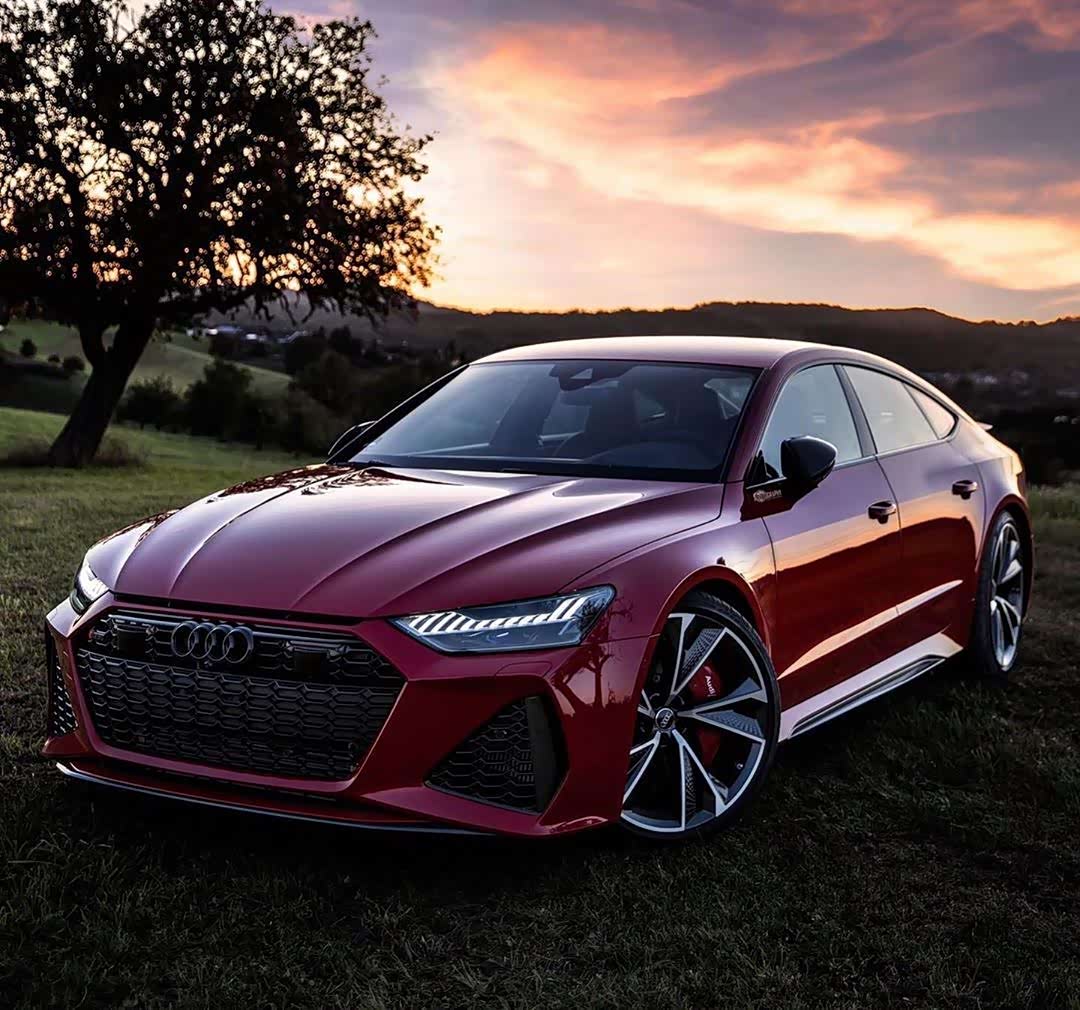 红色激情2020 奥迪rs7 sportback