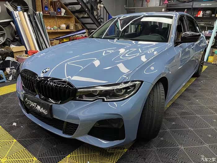 【图】325li改色瓷器蓝_宝马3系论坛_汽车之家论坛