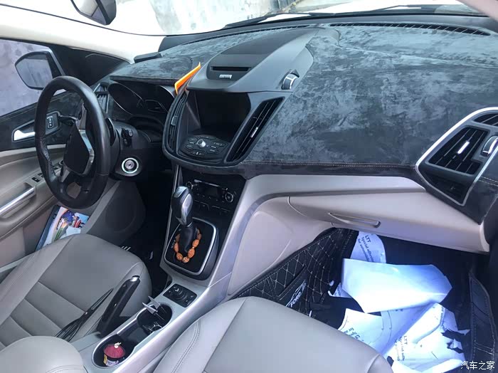 【图】翼虎中控仪表台包翻毛皮_翼虎论坛_汽车之家论坛