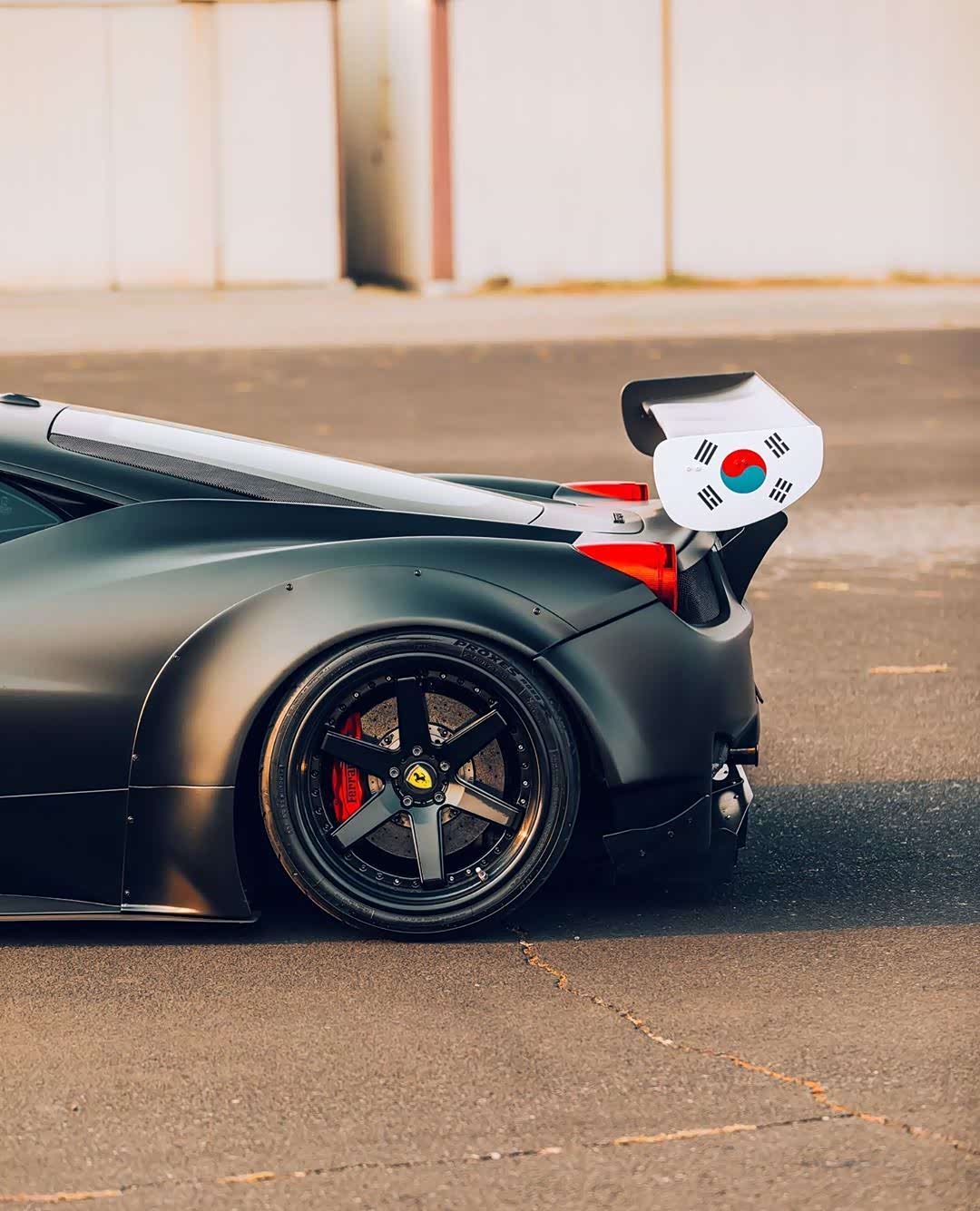 【图】韩式法拉利458 gt3,尾翼好评!_法拉利f8论坛_汽车之家论坛