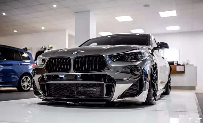 更有甚者,已经将全新宝马x2改装成贴地姿态了.