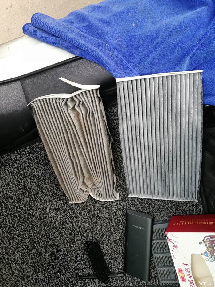 轩逸更换空滤空调滤芯