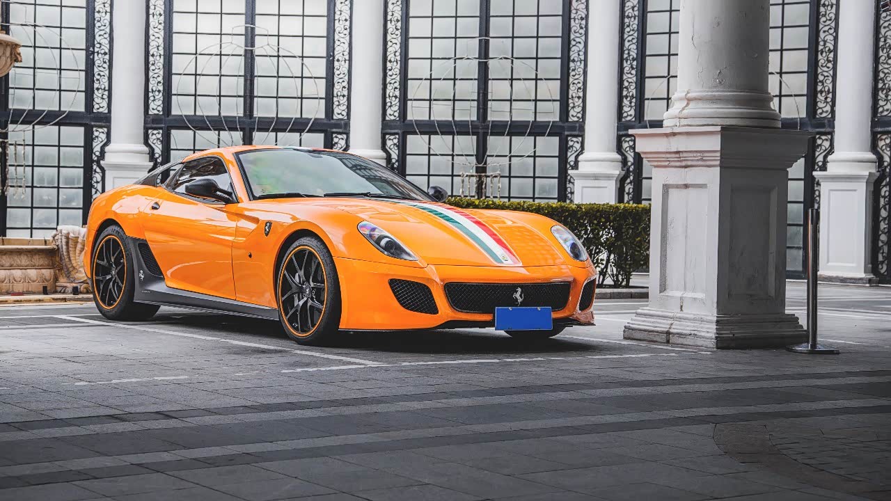 ferrari 599 gto橙外橙内银卡钳_法拉利论坛_手机汽车之家