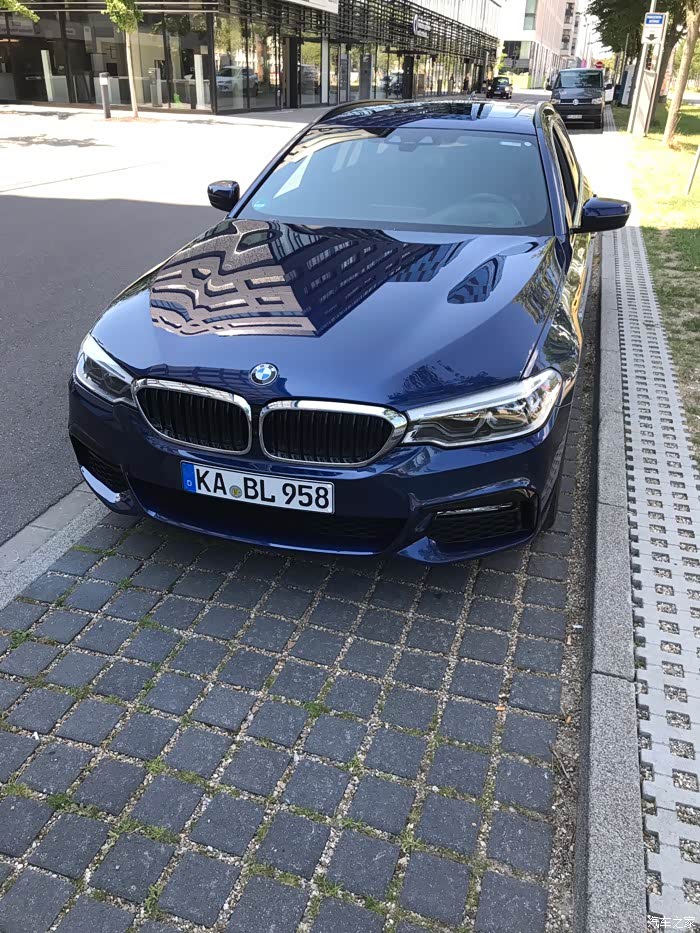 宝马进口525i,地中海蓝,忠于原装进口!