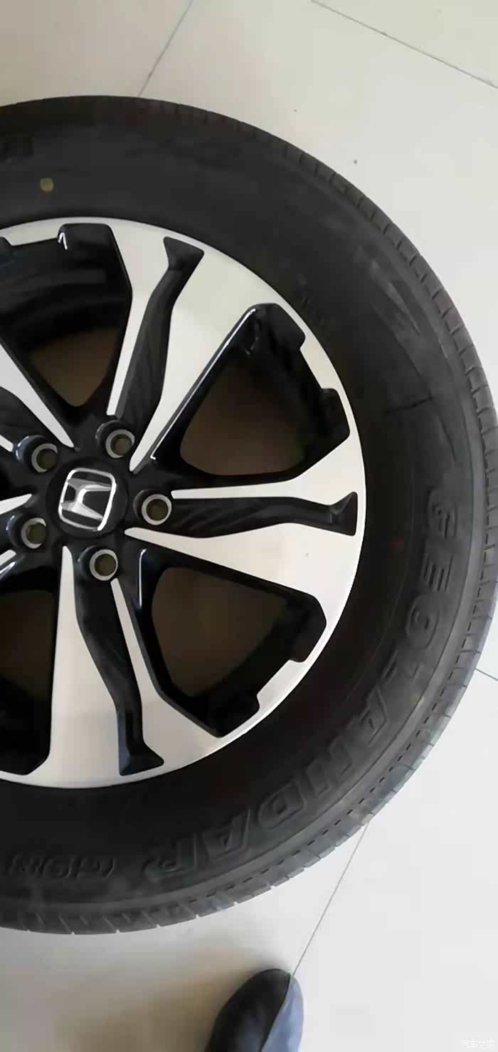 本田crv风尚轮胎质量真差