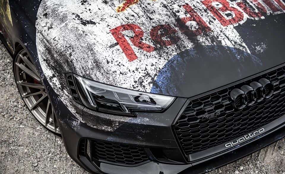 奥迪rs4avant红牛涂装爱了