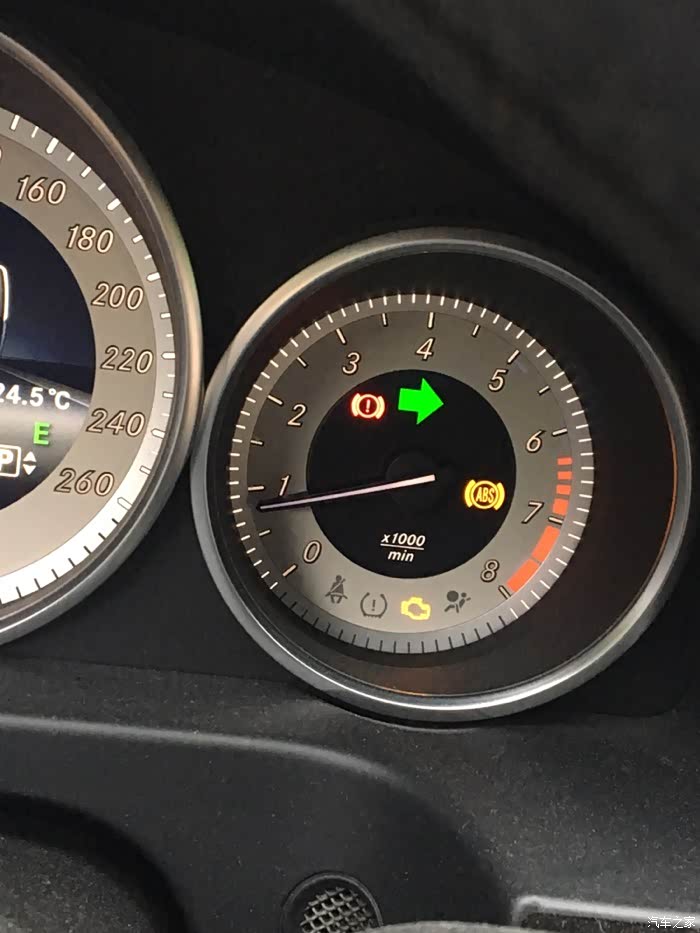 e260l刚保养完,今天开着亮故障灯_奔驰e级论坛_汽车之家论坛