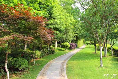 和小二一起去公园走走