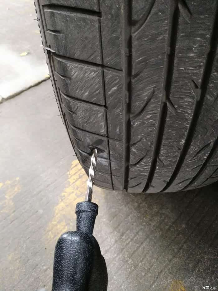 diy补胎第一次用牛筋胶条补胎