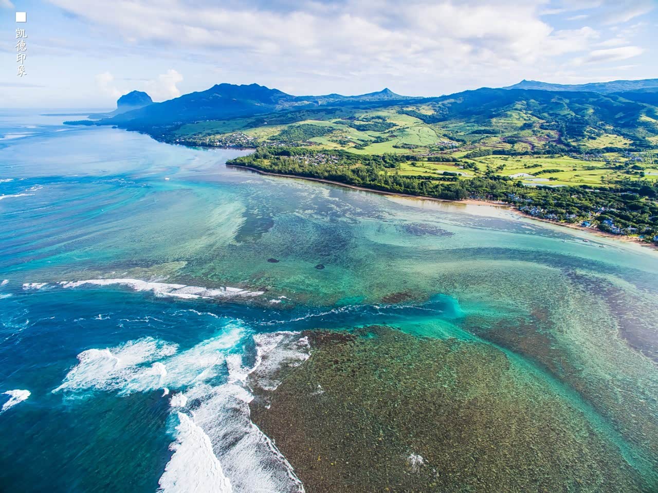 美丽海岛风景.旅游最佳选择.天工佳地,湛蓝的天空无垠