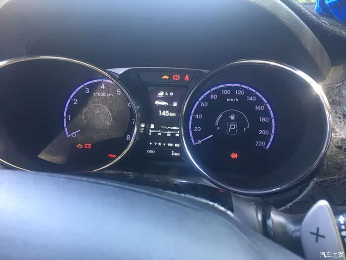 13款ix35智能车型普通仪表盘改装tft超级仪表盘套件_北京现代ix35论坛