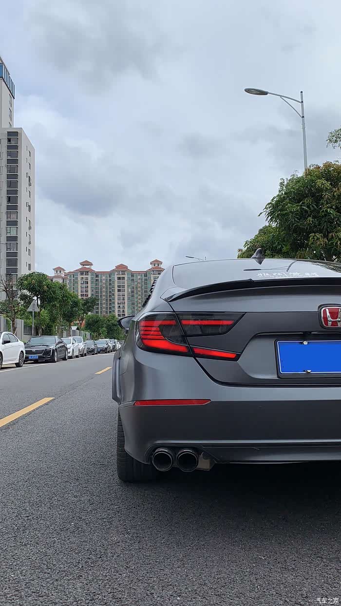 十代雅阁升级天使led尾灯改装篇