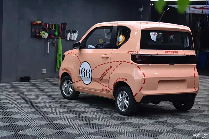 【图】始于颜值,全网首台粉猪,爱尔兰绿_宏光miniev论坛_汽车之家论坛