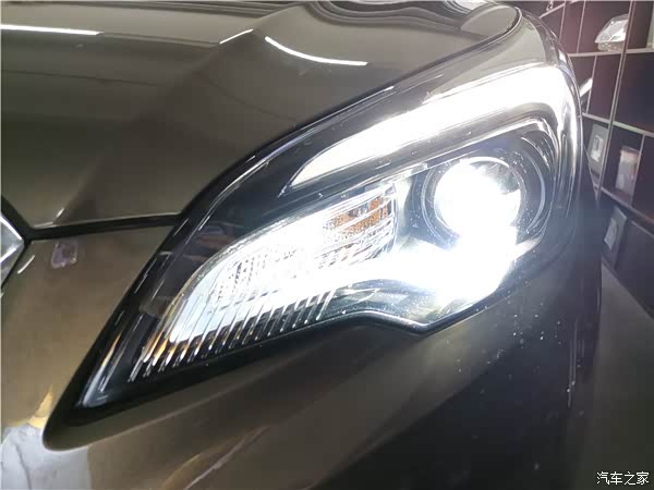 别克昂科威车灯升级led双光透镜