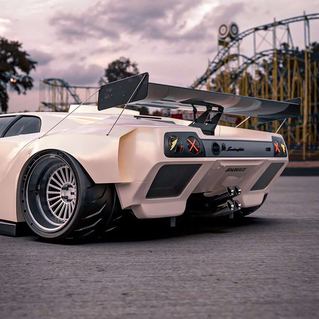 贴地宽体大尾翼diablo gt-r