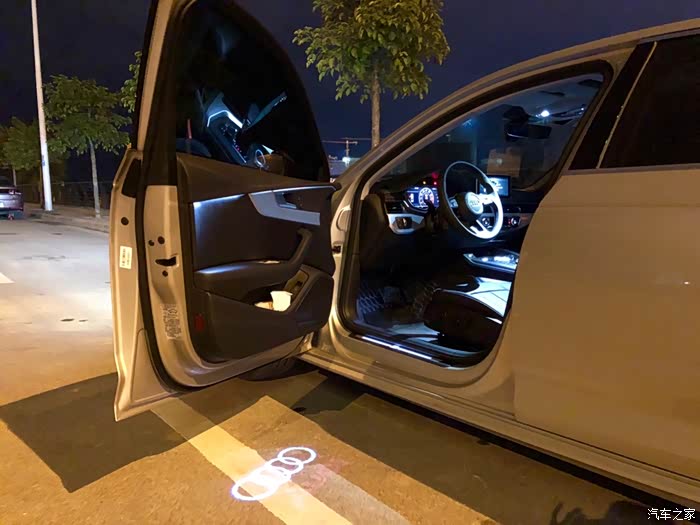 夜晚中的a4l._奥迪a4l论坛_汽车之家论坛