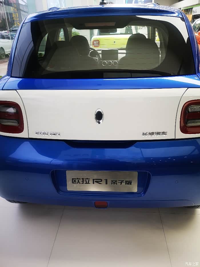 天菁蓝的欧拉r1挺独特的颜色