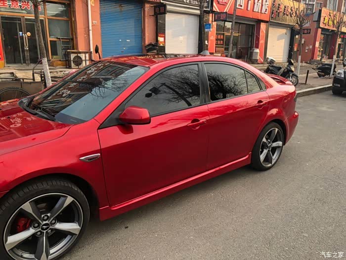 3马6改装魂动红全车改色_马自达6论坛_汽车之家论坛
