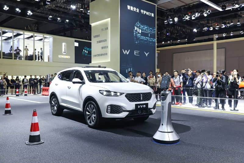 上海车展之vv6【美车配美女】_wey vv6论坛_手机汽车之家