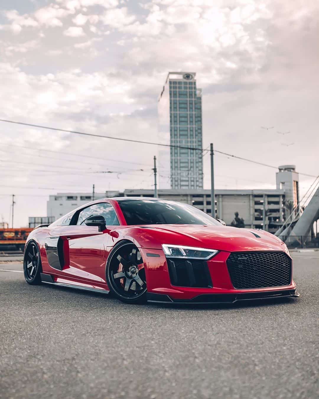 奥迪r8 v10 plus 帅气十足