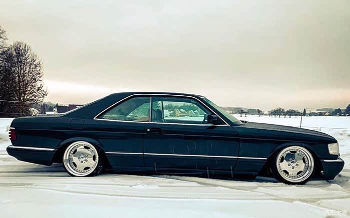 从收车到改车奔驰c126w126改装气动避震攻略