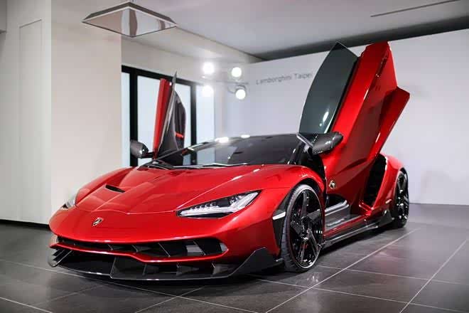 红色兰博基尼centenario lp770-4