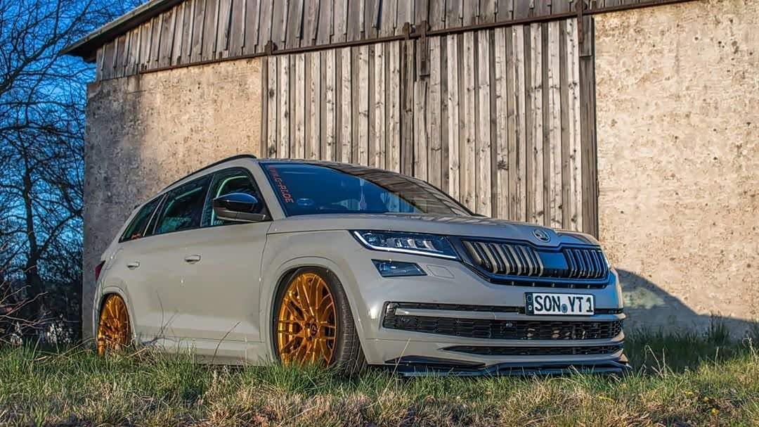 斯柯达升级之后的样子更加帅气