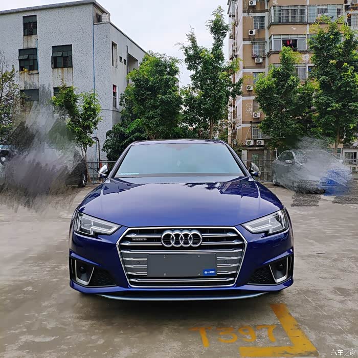 【图】"红卡银耳"～还是那一抹低调蓝!_奥迪a4l论坛_汽车之家论坛
