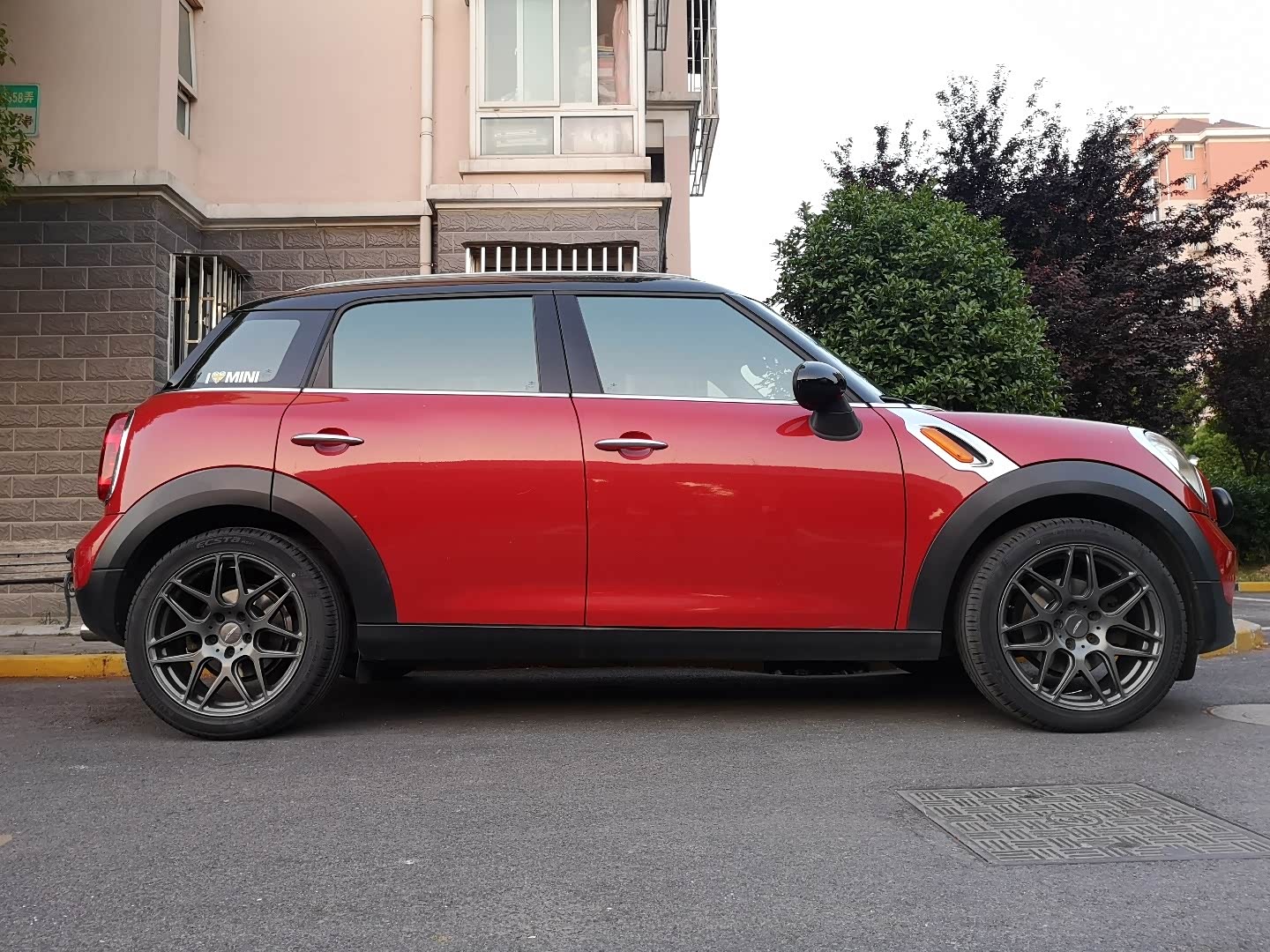 r60 countryman换18寸ace轮毂