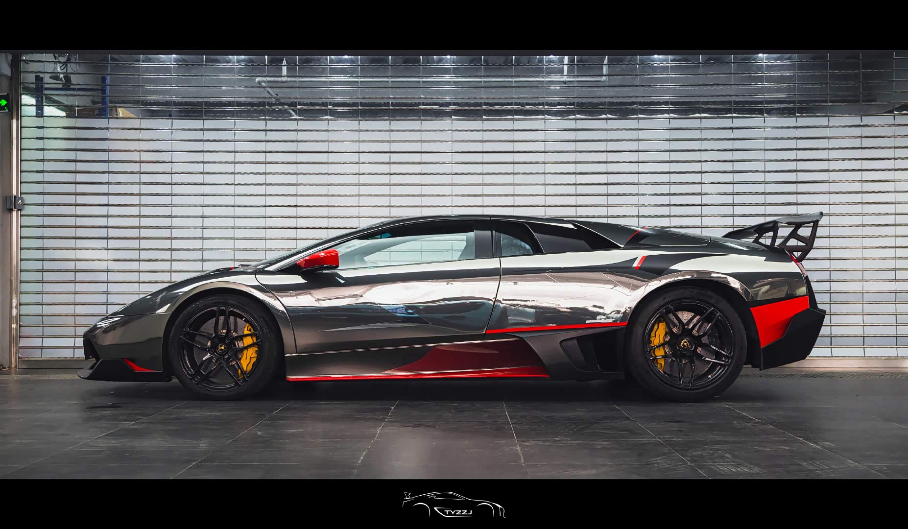 兰博基尼lp670暗黑版,黑夜里的精灵