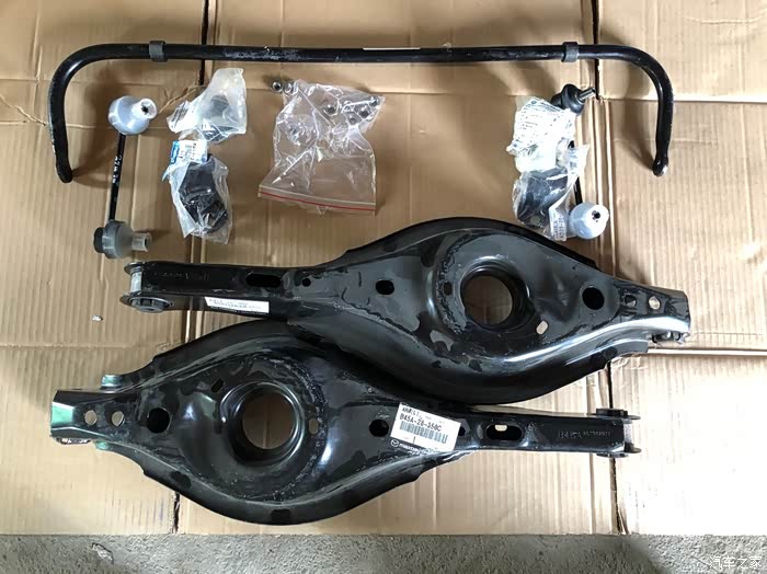 17款 自舒 加装后平衡杆