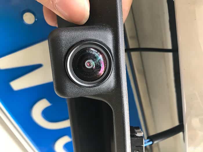 纯手工改造原车高清ahd倒车摄像头