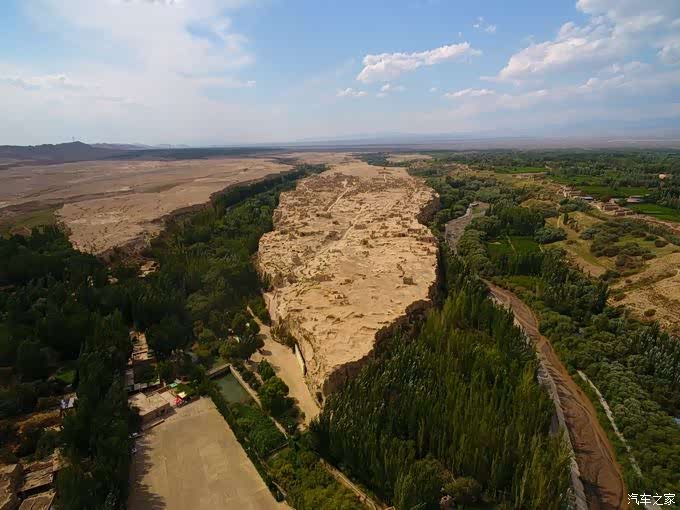 d80 航拍交河故城.