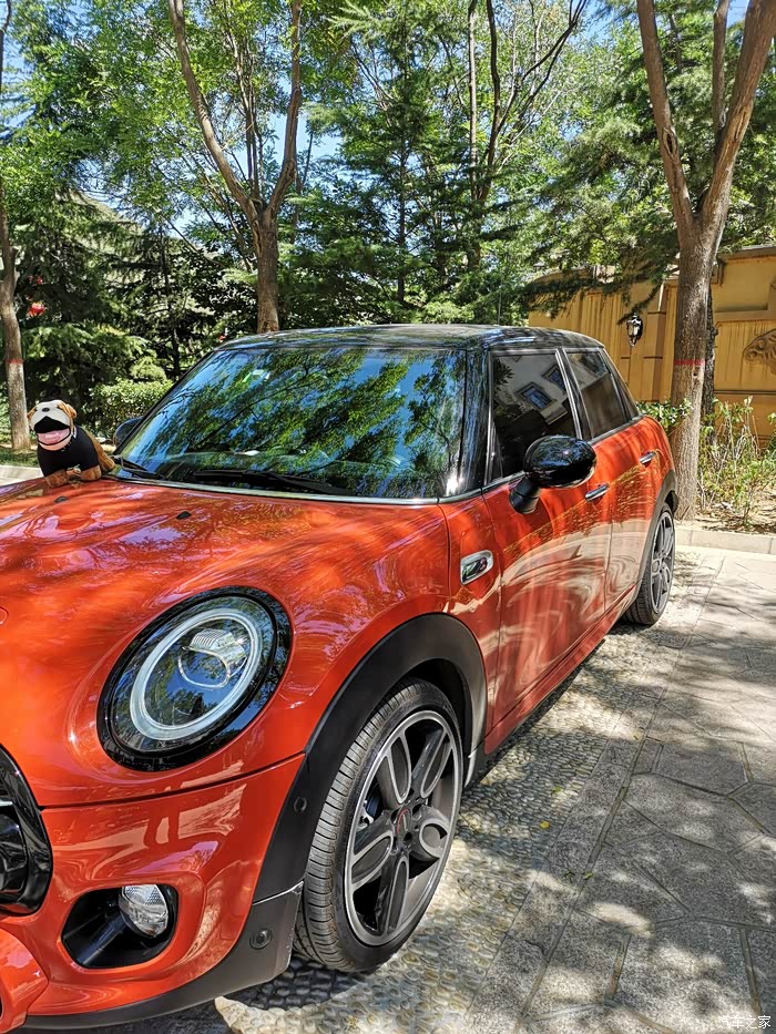 【图】2018款cooper s 太阳橙5门提车作业_mini论坛_汽车之家论坛