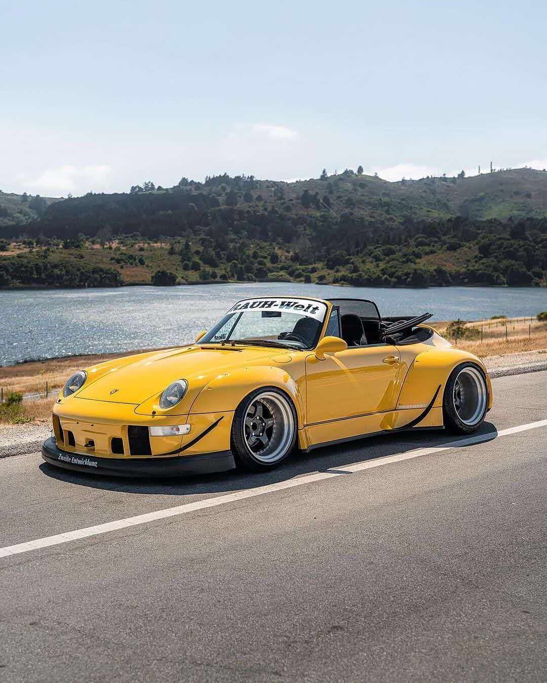 很黄很暴力的rwb porsche 993敞篷.