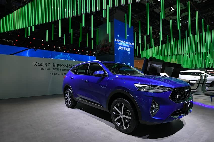 哈弗f7的独特美丽在上海车展,展现!