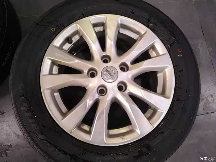 7年7万公里更换我的13款天籁原车轮胎