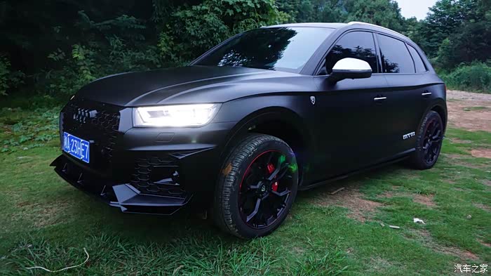 最骚黑武士黑武士进化之路q5l细节改装