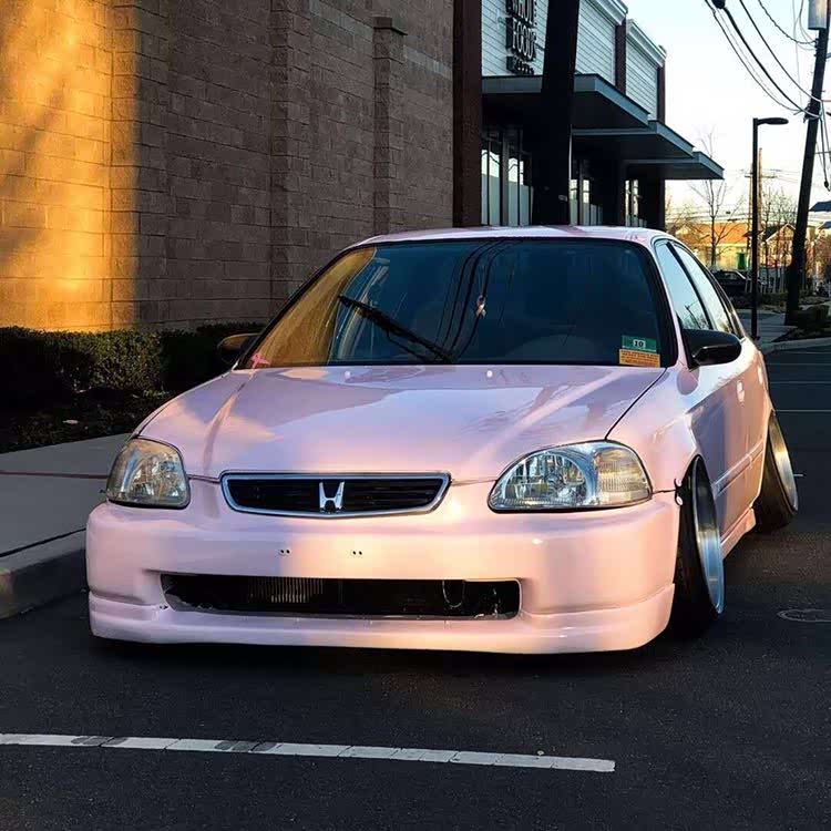 粉色本田六代思域ek,够不够撩人